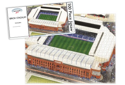 Rangers FC Ibrox Stadium Fine Art 'Going to the Match' Jigsaw Puzzle 